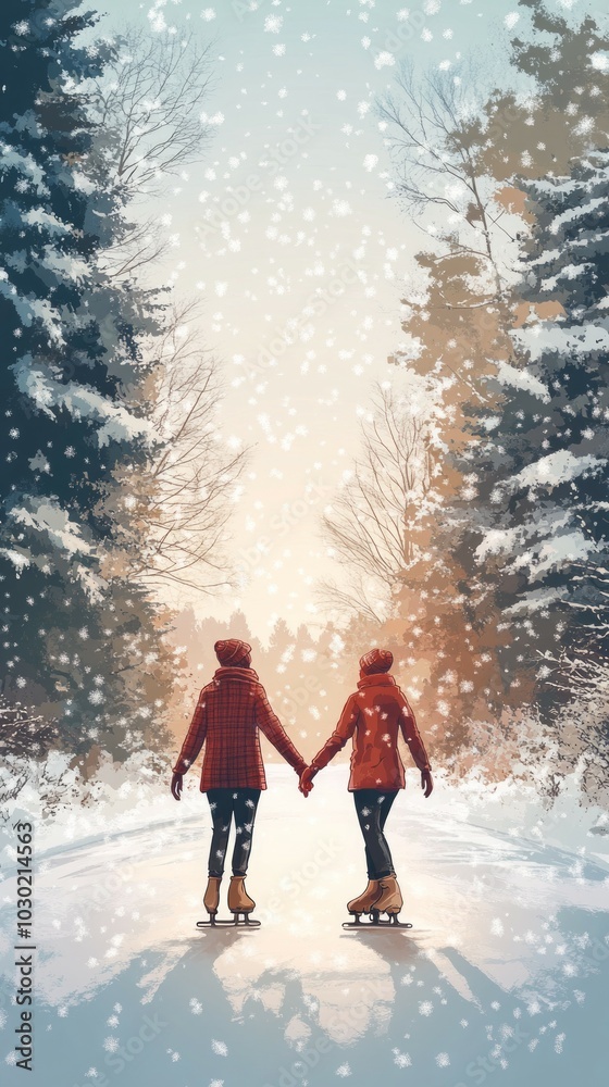 Winter Waltz, Ice skating Winter Waltz, Ice skating