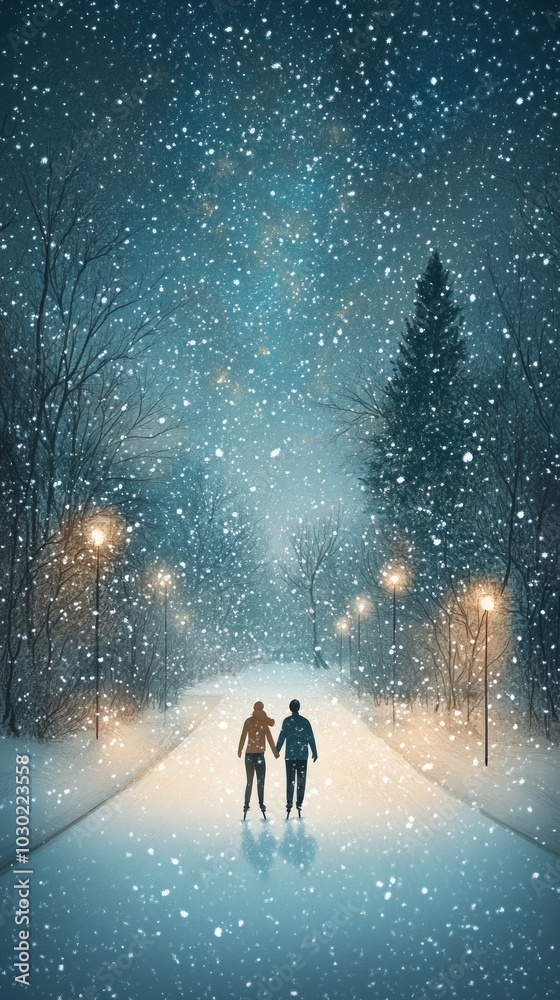 Skating Under the Stars, Ice skating Skating Under the Stars, Ice skating