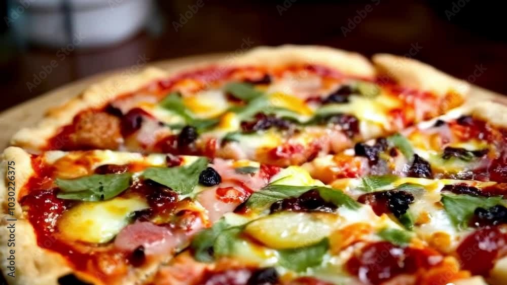 slice of pizza being picked up