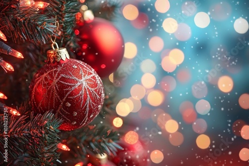 Christmas Season Background created with Generative AI