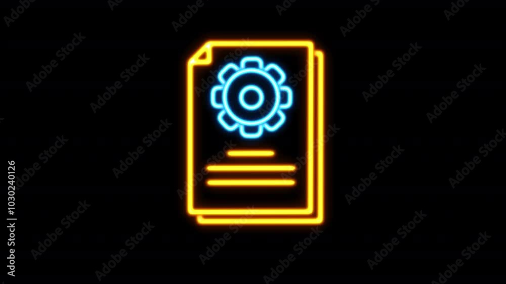 Neon Support Icon On Alpha Neon Support Icon On Alpha