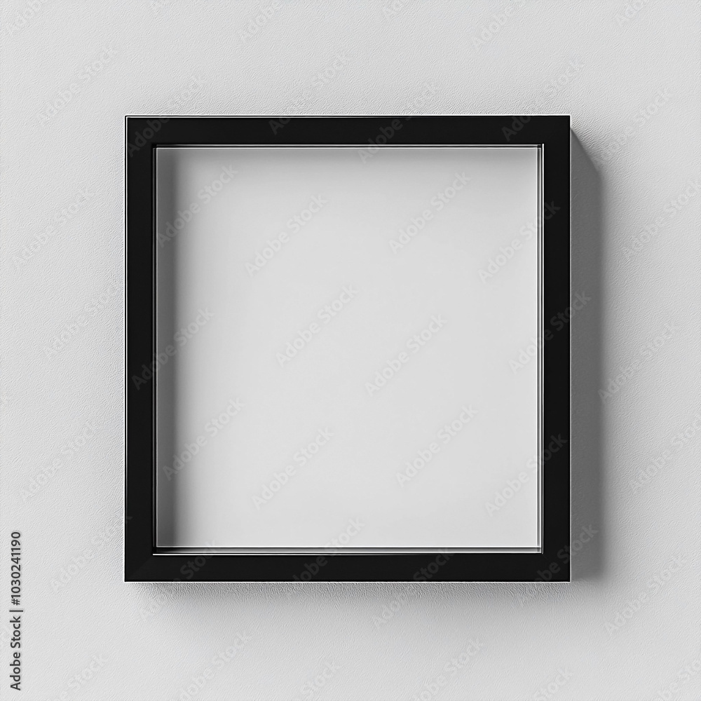 Black Picture Frame on White Background – For Artwork, Photos, or Branding Mockups Black Picture Frame on White Background – For Artwork, Photos, or Branding Mockups