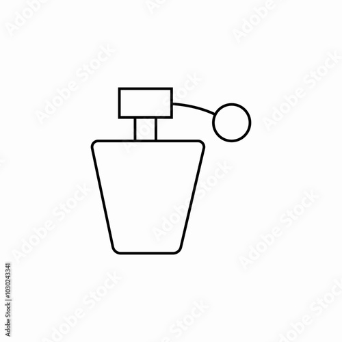 fashion perfume icon sign vector