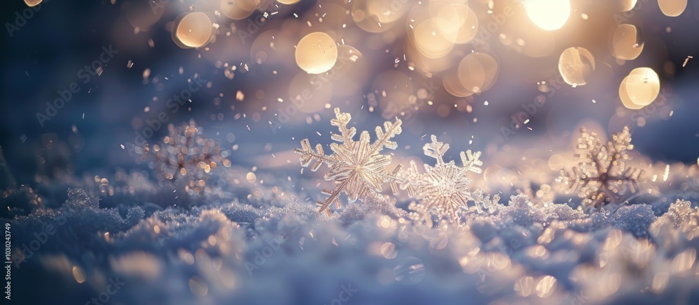 Snowflakes nature background winter. Snowflakes nature background winter.