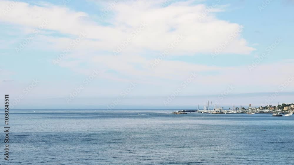 Cascais Bay, Lisbon, on a beautiful sunny day Cascais Bay, Lisbon, on a beautiful sunny day