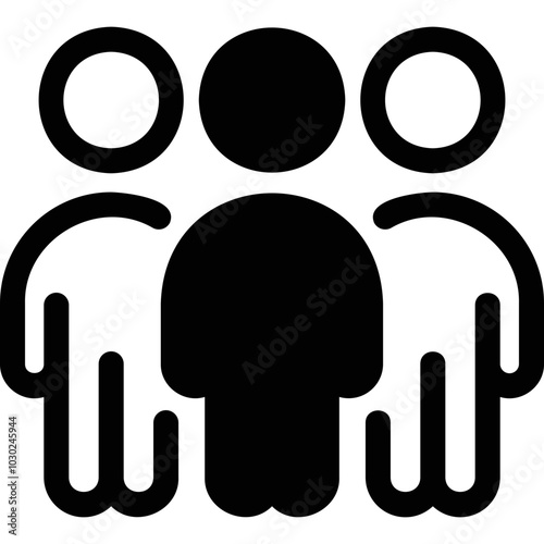 Simple vector icon people