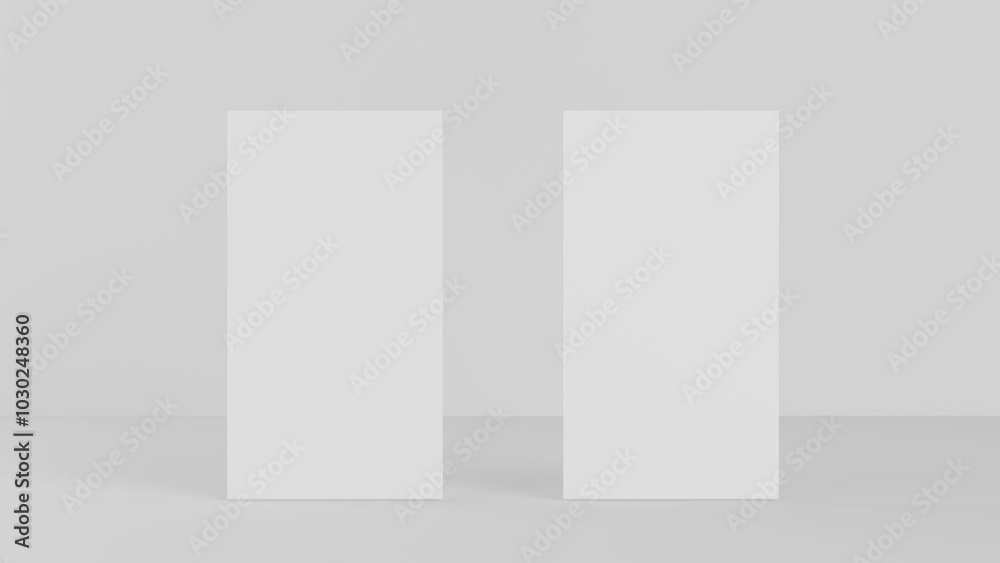 Vertical Rectangular Business Card Mockup Vertical Rectangular Business Card Mockup