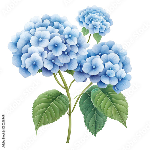 Beautiful Blue Hydrangea Flower Arrangement