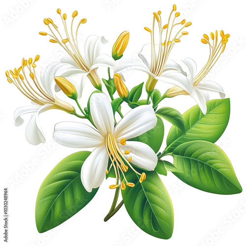 Beautiful Honeysuckle Flower Arrangement