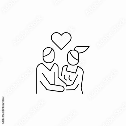 sexual health icon sign vector