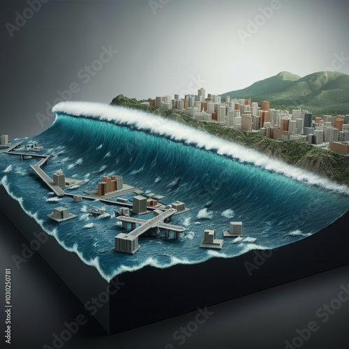 A coastal city under threat...