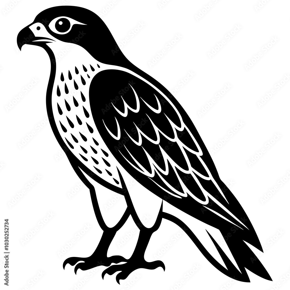 hawk isolated on white hawk isolated on white