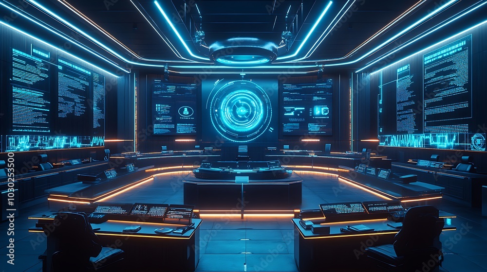 A futuristic courtroom with holographic evidence of digital intellectual property cases, virtual copyright logos hovering above glowing data streams, legal experts discussing infringement cases, A futuristic courtroom with holographic evidence of digital intellectual property cases, virtual copyright logos hovering above glowing data streams, legal experts discussing infringement cases,