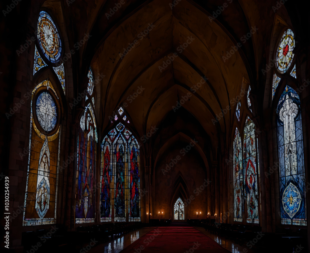 gothic cathedral interior gothic cathedral interior