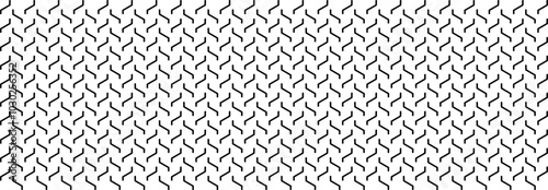 Abstract, curve Lines, wavy  pattern, Square, Illustration, vector, alternating overlapping, symmetrical, orderly arrangement background, black and white, banner, website, template, dark.