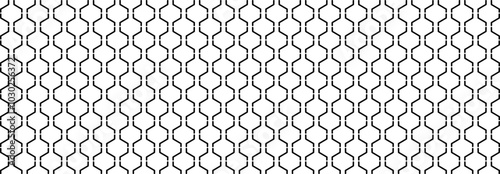 Abstract, curve Lines, wavy  pattern, Square, Illustration, vector, alternating overlapping, symmetrical, orderly arrangement background, black and white, banner, website, template, dark.