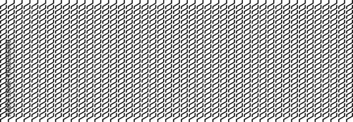 Abstract, curve Lines, wavy  pattern, Square, Illustration, vector, alternating overlapping, symmetrical, orderly arrangement background, black and white, banner, website, template, dark.