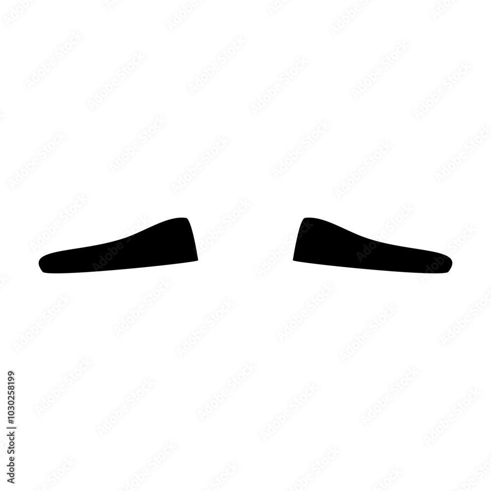 Brows icon vector. Eyebrow illustration sign. Forehead symbol or logo. Brows icon vector. Eyebrow illustration sign. Forehead symbol or logo.