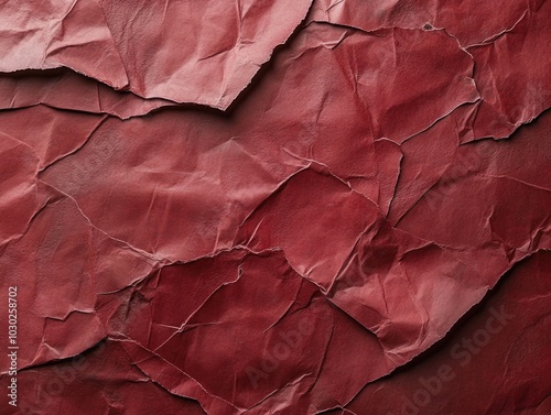 Wallpaper Mural Rough Crumpled Maroon Leather Texture Torontodigital.ca