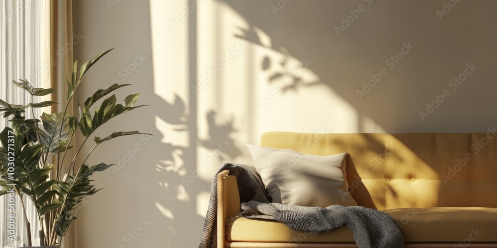 Obraz premium Sunlit Living Room