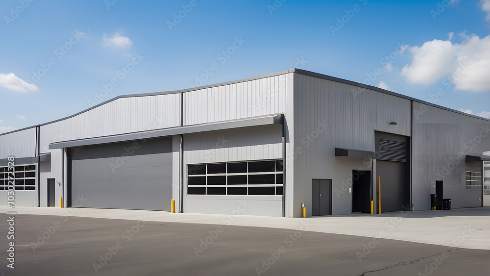 Modern Industrial Warehouse Building Exterior Modern Industrial Warehouse Building Exterior