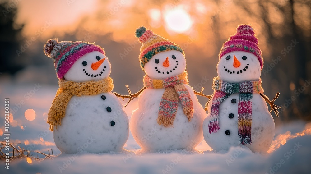 Frosty Friends, Snowmen