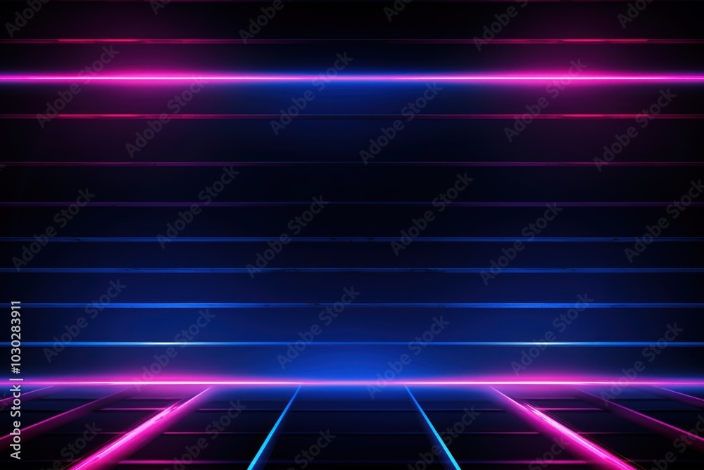 Neon lights on dark background backgrounds purple laser. Neon lights on dark background backgrounds purple laser.