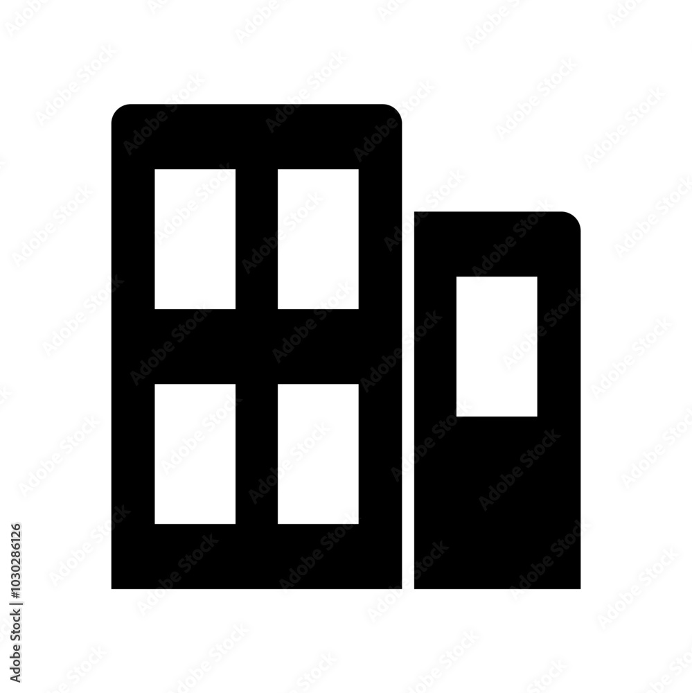 building icon, modern vector isolated on white background. building icon, modern vector isolated on white background.