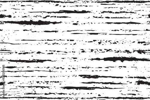 Grunge Stripes and Lines Vector Texture Black And White Background