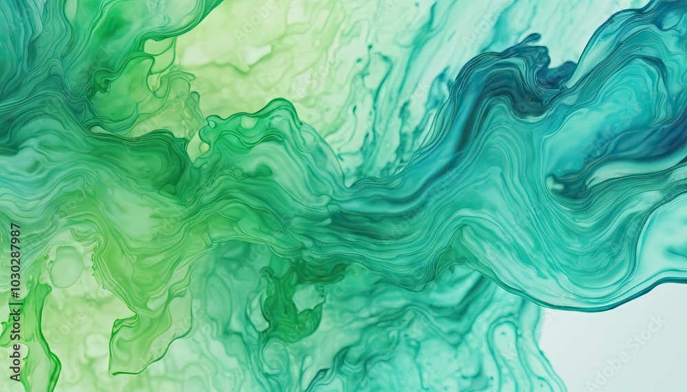 Abstract Aquatic Oasis Abstract Aquatic Oasis