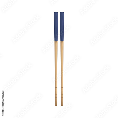 Illustration of chopsticks 