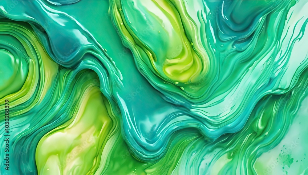 Abstract Aquatic Oasis Abstract Aquatic Oasis