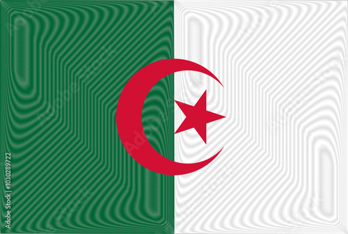 Algeria Revolution Day November 1. Scribble style Algeria flag vector background. Poster, card, banner.