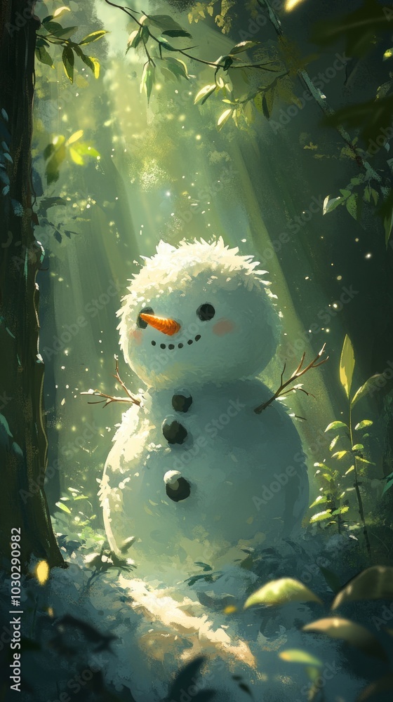 Obraz premium Melting Moments, Snowmen