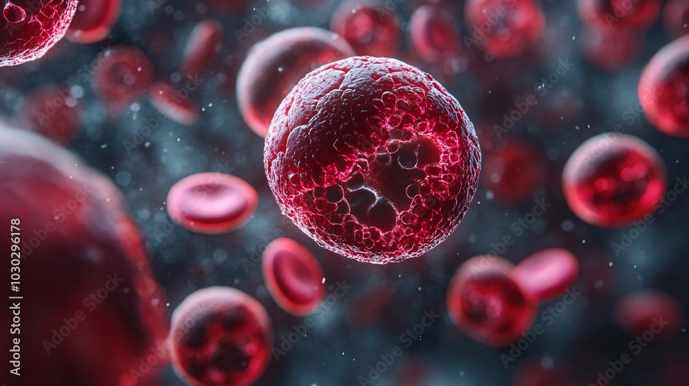 Interaction Between Platelets and Blood Cells in Microscopic View Interaction Between Platelets and Blood Cells in Microscopic View