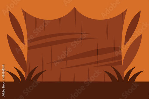 Rustic Wood Abstract texture vector background