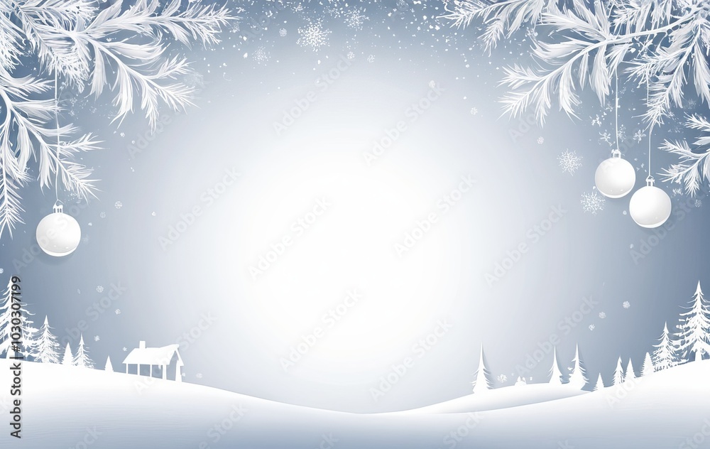 a winter scene with a white background with a white snow covered forest and a wooden fence. a winter scene with a white background with a white snow covered forest and a wooden fence.