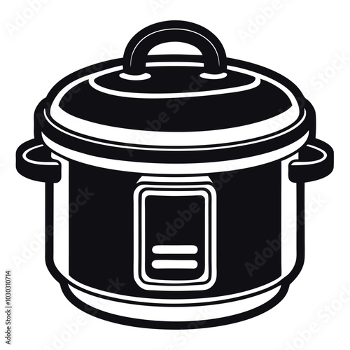 Instant Pot Pressure Cooker Vector Design.