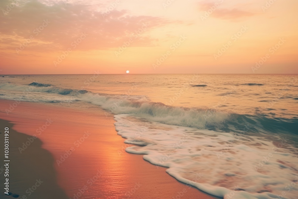 Fototapeta premium Beach outdoors horizon nature.