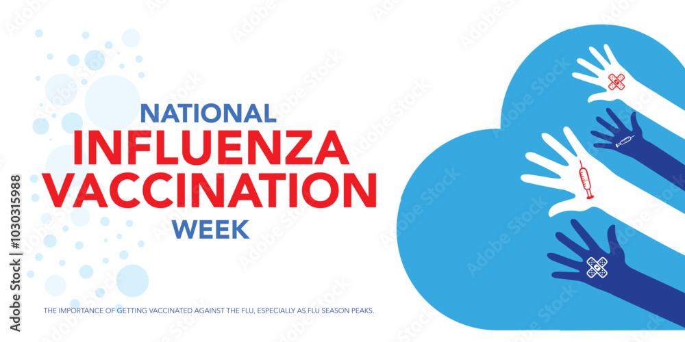 National immunization awareness month observed each year in during August. vector graphic Banner poster, flyer and background design template.
National immunization awareness month observed each year in during August. vector graphic Banner poster, flyer and background design template.