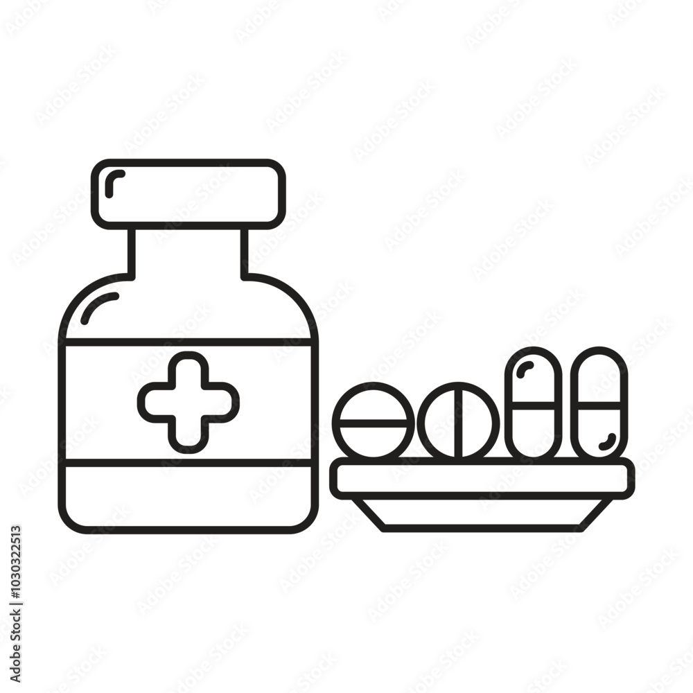 drug icon vector on white background drug icon vector on white background