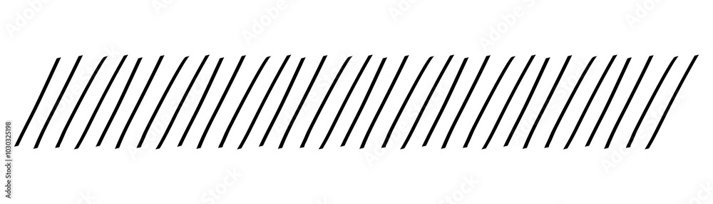 Slash line doodle border, diagonal lines. Divider strip Tilt strip geometric abstract border. Diagonal grid. Geometric dashed tape Slash line doodle border, diagonal lines. Divider strip Tilt strip geometric abstract border. Diagonal grid. Geometric dashed tape