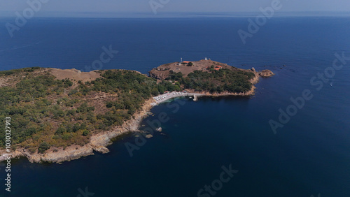 Small Beach with poor water