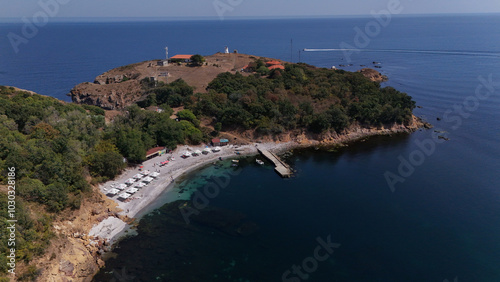 Small Beach with poor water