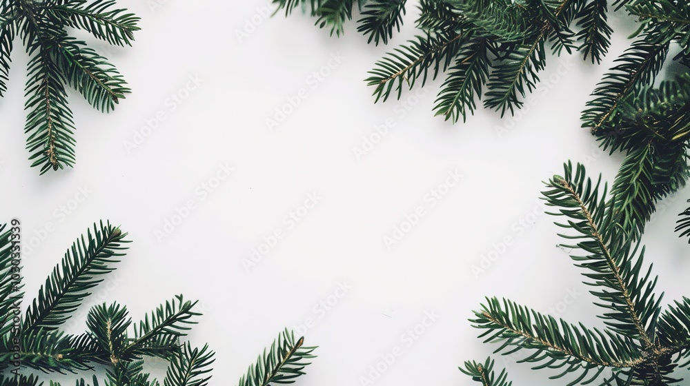 christmas background with christmas branches and decorations christmas background with christmas branches and decorations