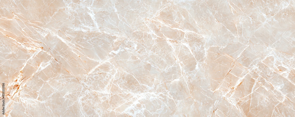 Obraz premium Elegant marble texture featuring soft beige and cream tones, perfect for backgrounds, interior design, or artistic projects.