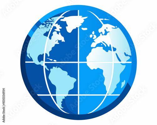 Globe World Map icon vector illustration