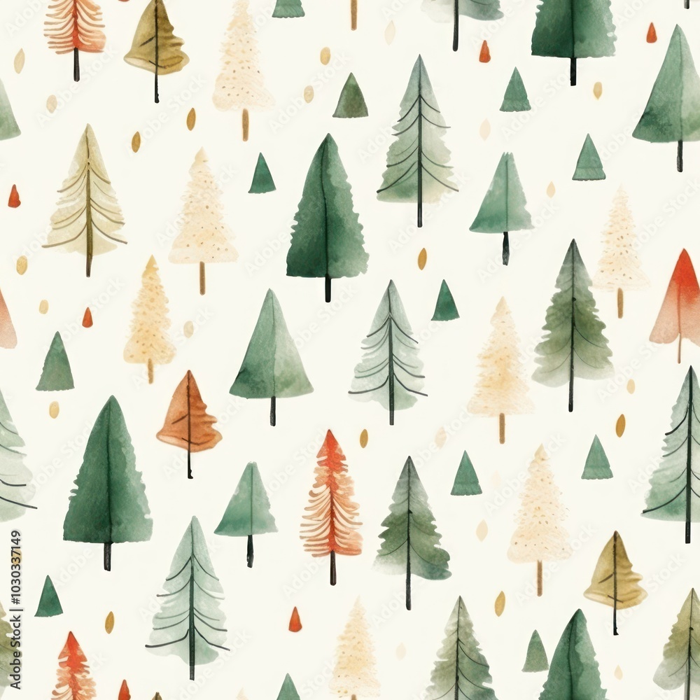 Christmas tree pattern plant leaf.