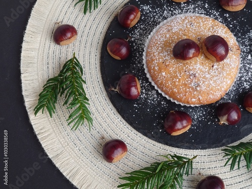 Cuadro en lienzo Maronengebäck