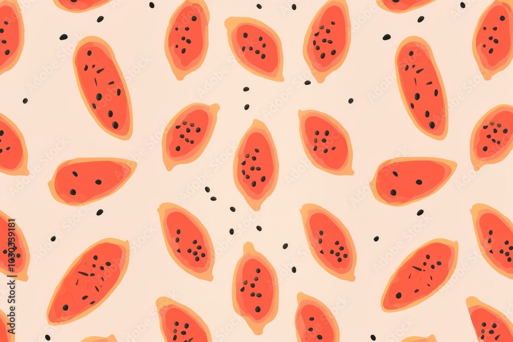 Papaya backgrounds pattern melon. Papaya backgrounds pattern melon.